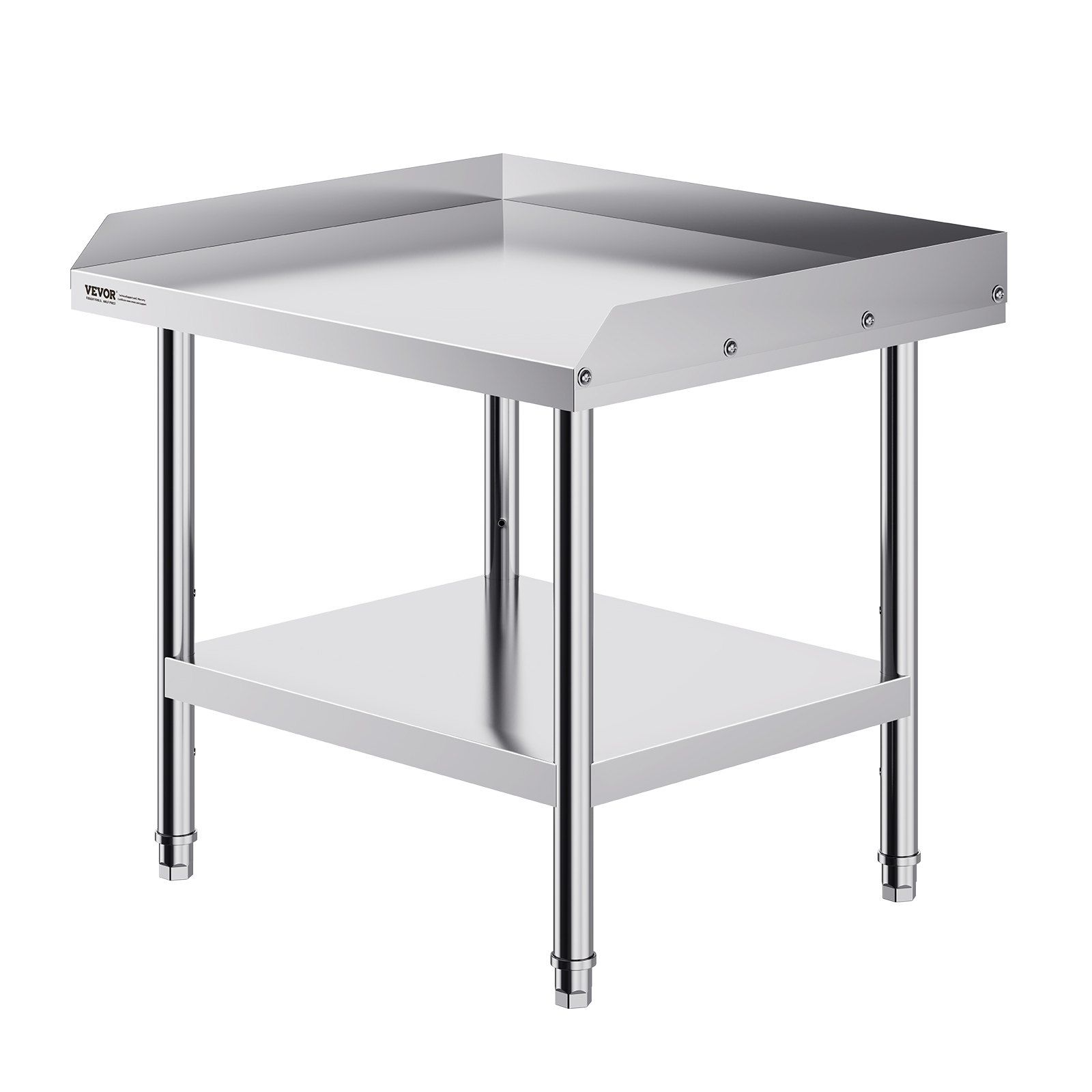Commercial Kitchen Table - Durable Stainless Steel Work Table 24x28x26in,