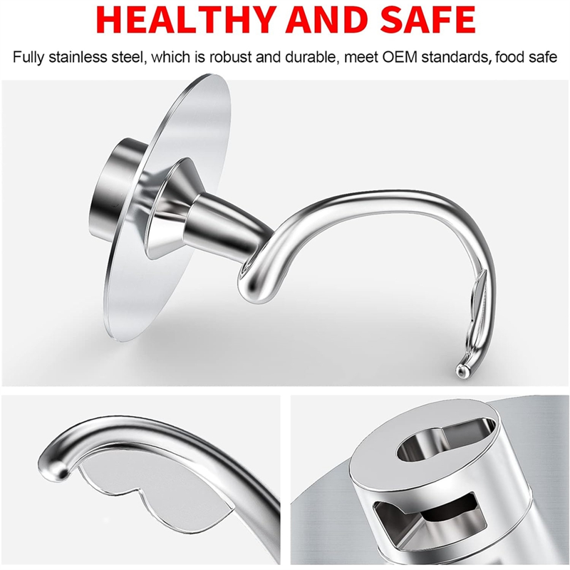 Commercial Kitchen Aid Mixer - B02C-Stainless Steel Spiral Dough Hook For