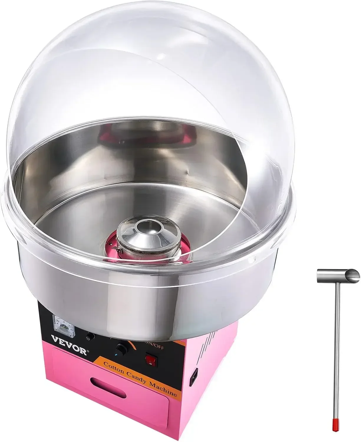 Candy Floss Machine Commercial - BestsellerElectric Cotton Candy Machine with Cover,