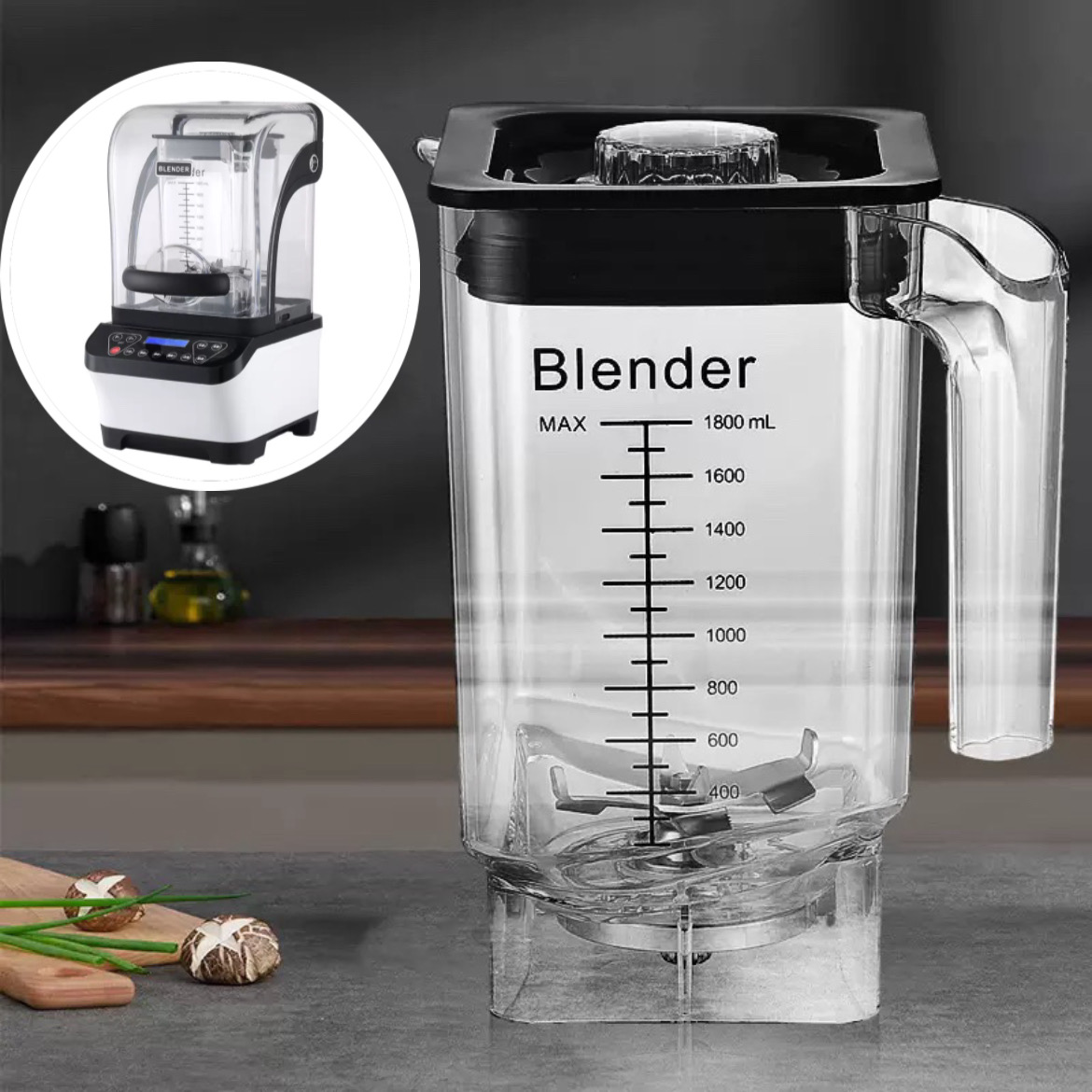 Orignal 1.8L Blender Cup for D - Commercial Kitchen Aid Mixer recension och pris