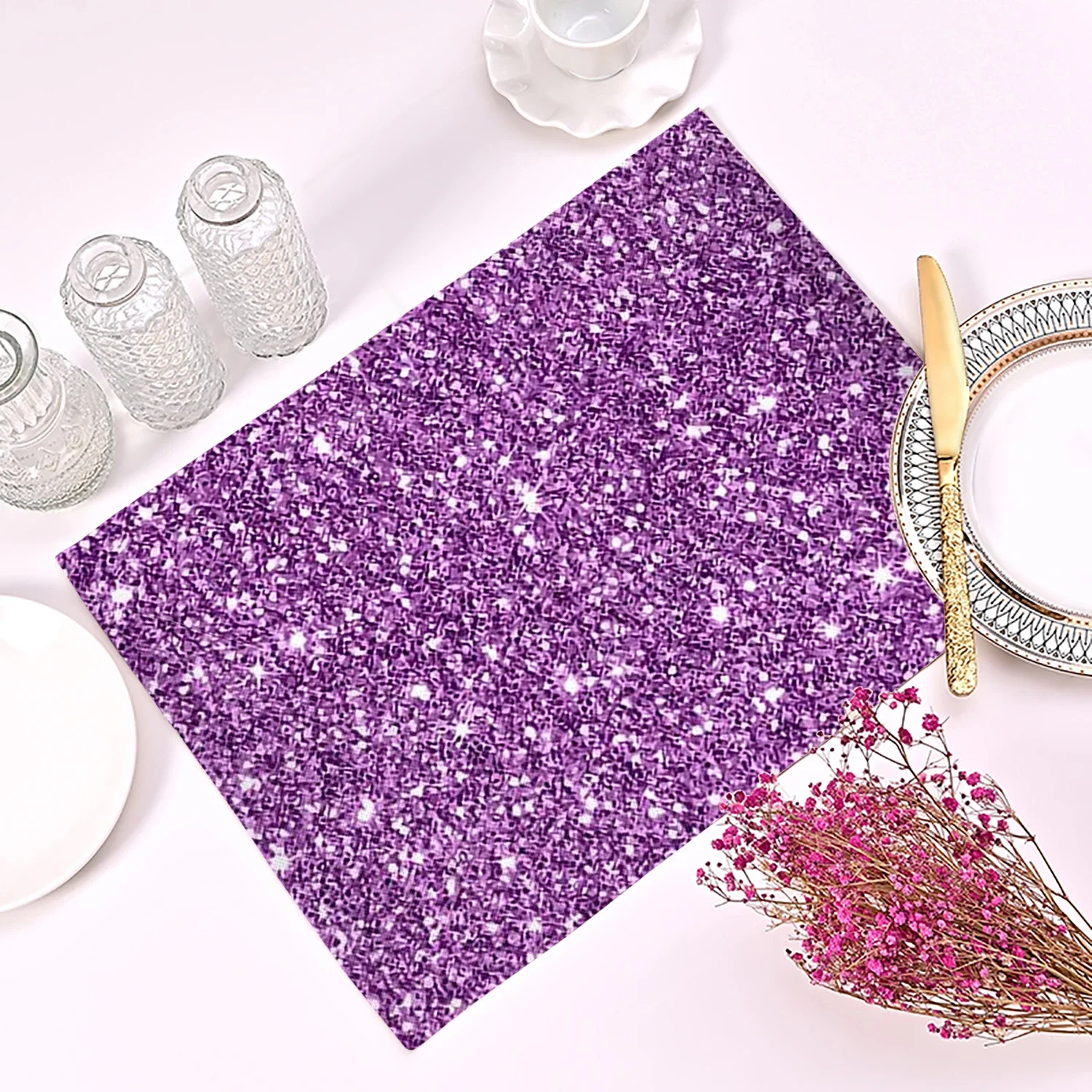 Purple Geometric Pattern Kitch - Commercial Kitchen Table recension och pris
