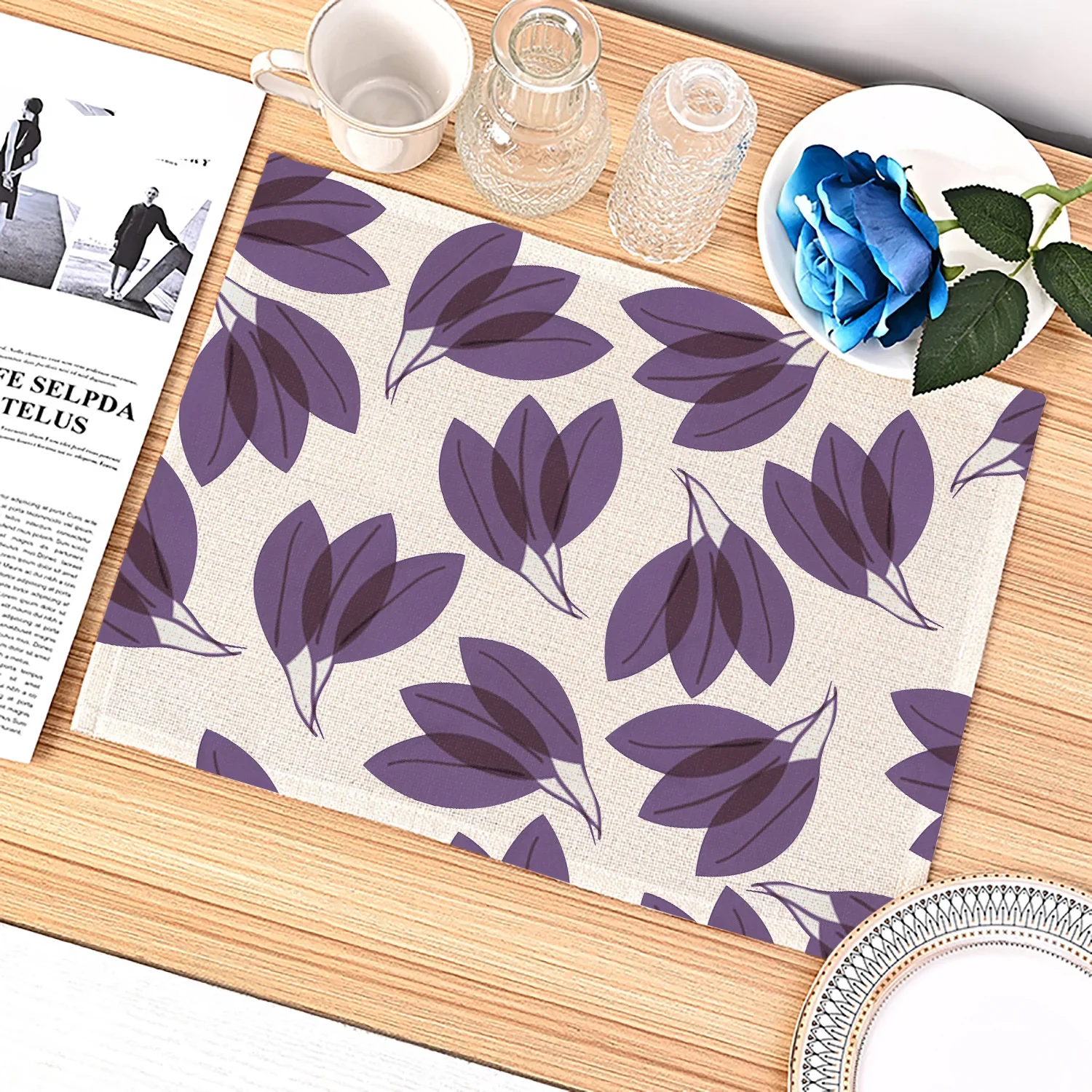 Purple Geometric Pattern Kitch - Commercial Kitchen Table recension och pris