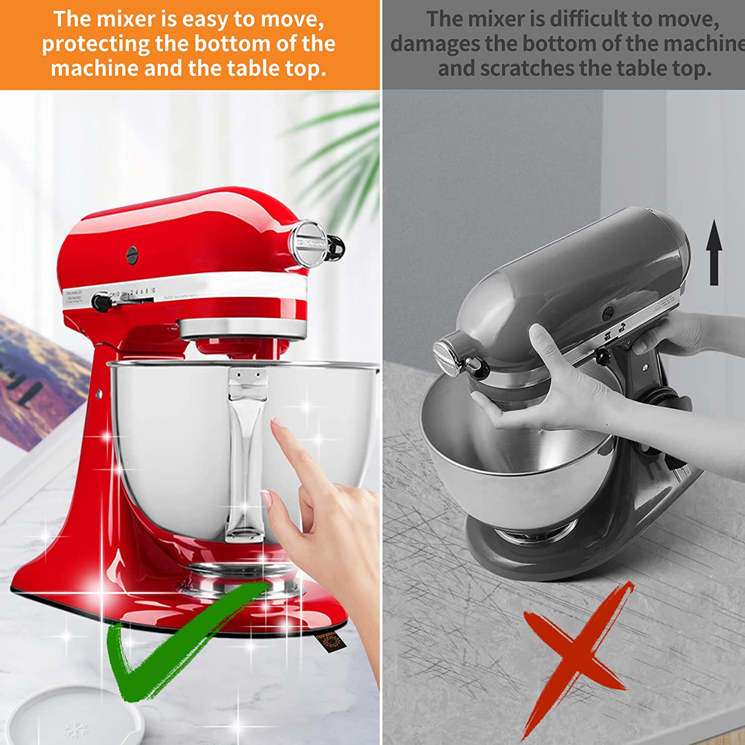 Sliding Mat for Kitchenaid Mix - Commercial Kitchen Aid Mixer recension och pris