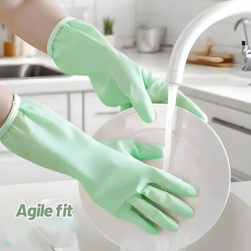 PVC Drawstring Household Glove - Commercial Kitchen Gloves recension och pris