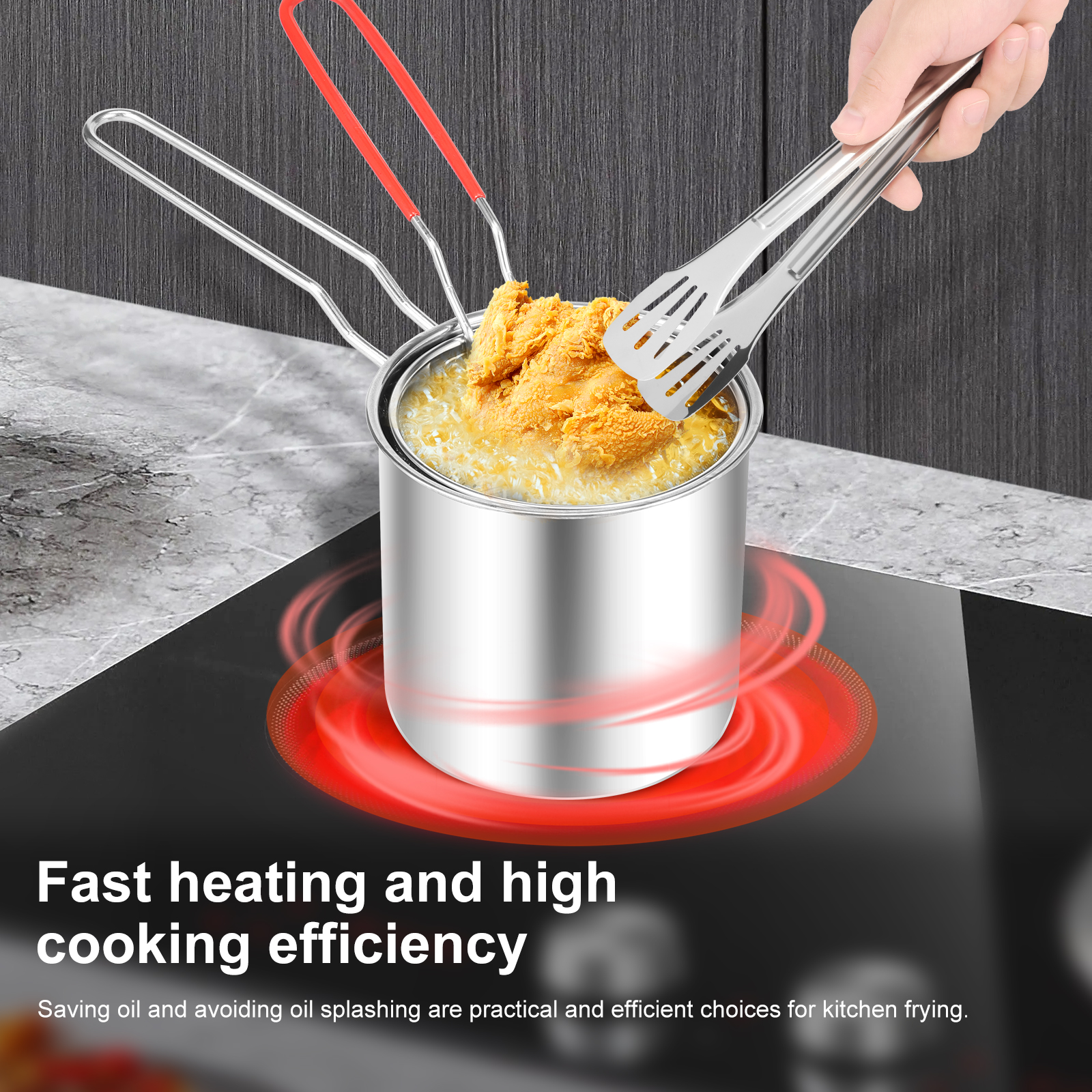 Deep Fryer Pots Stainless Stee - Commercial Kitchen Appliances recension och pris