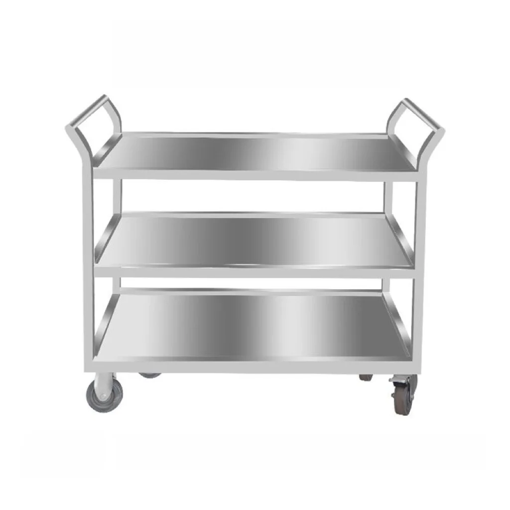 Stainless Steel Utility Cart 3 - Commercial Kitchen Bench recension och pris
