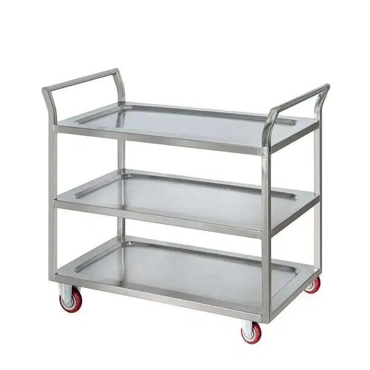 Stainless Steel Utility Cart 3 - Commercial Kitchen Bench recension och pris