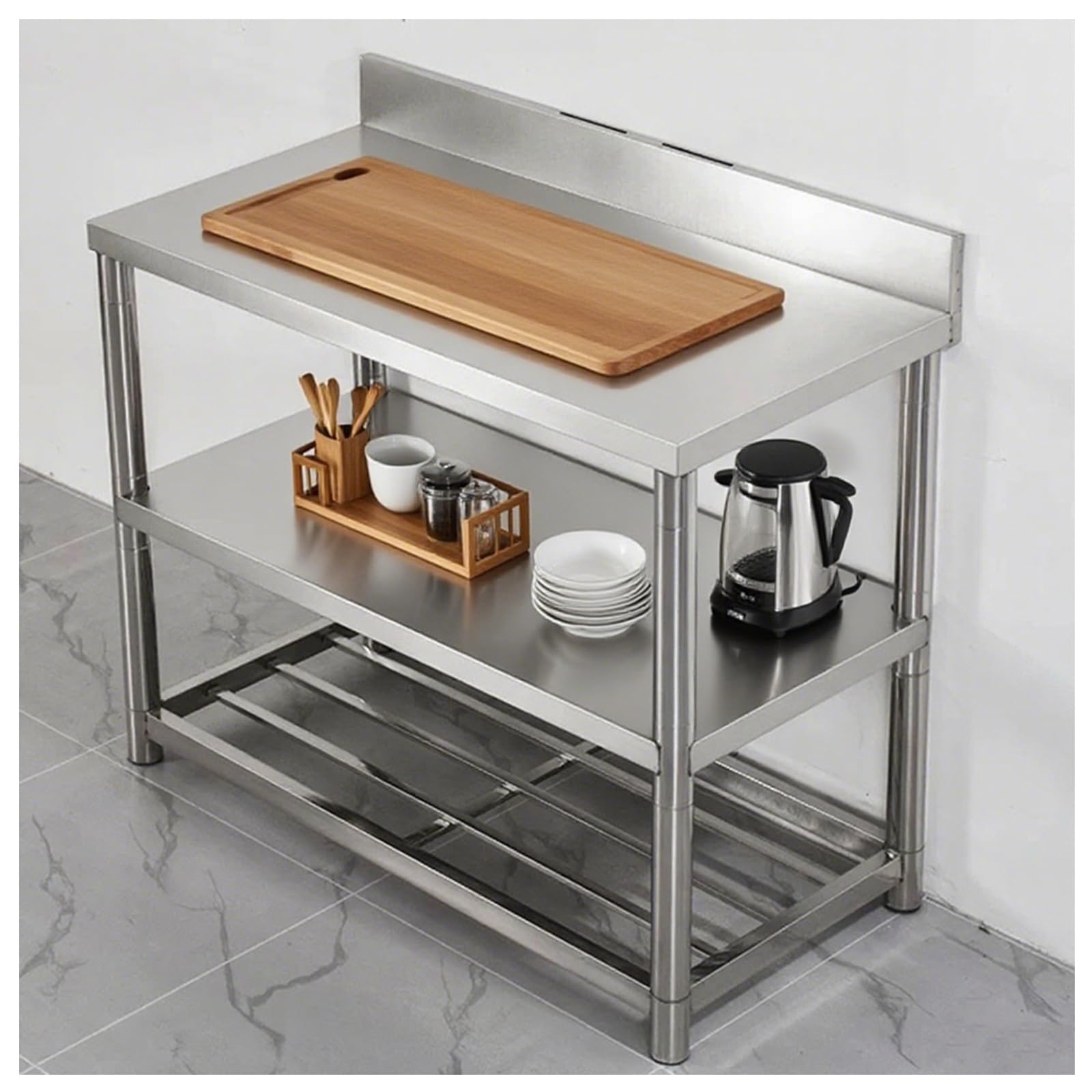 kz-Work Table Stainless Steel  - Commercial Kitchen Table recension och pris