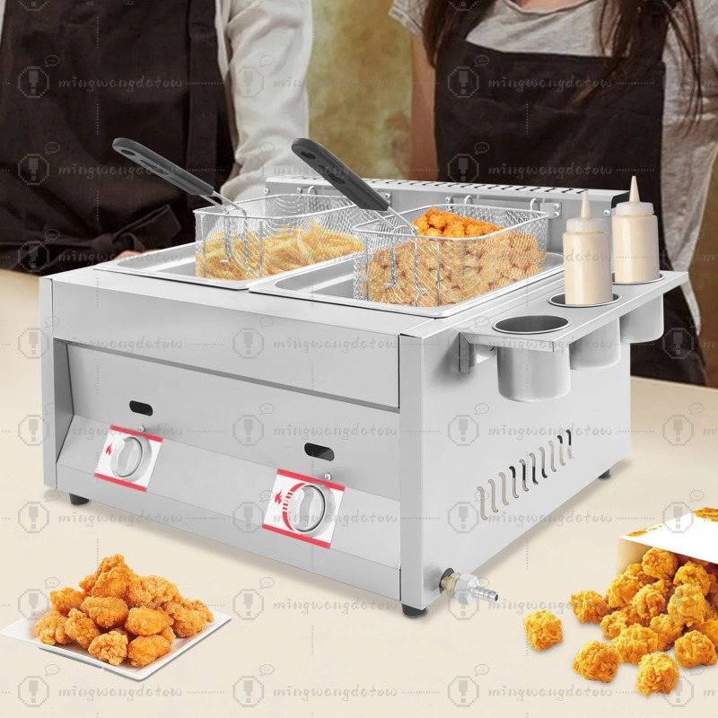 NEW Commercial Gas Deep Fryer  - Commercial Kitchen Appliances recension och pris