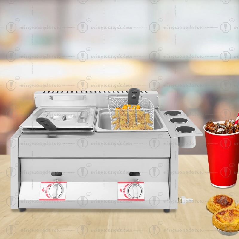 NEW Commercial Gas Deep Fryer  - Commercial Kitchen Appliances recension och pris