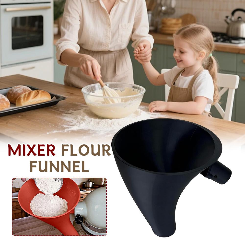 Spill Proof Flour Funnel for 5 - Commercial Kitchen Aid Mixer recension och pris