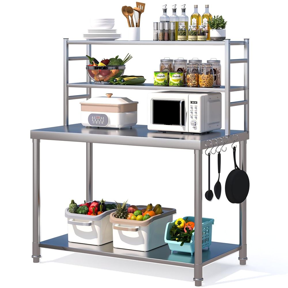 48x24 Stainless Steel Prep Tab - Commercial Kitchen Table recension och pris