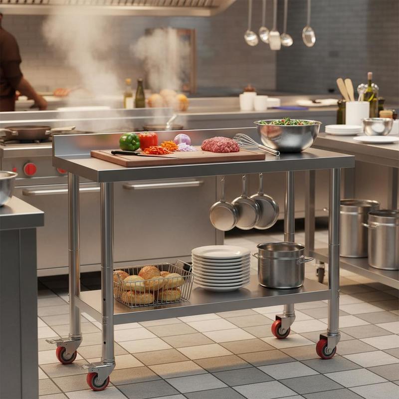 Food Preparation Bench 30 x 12 - Commercial Kitchen Bench recension och pris