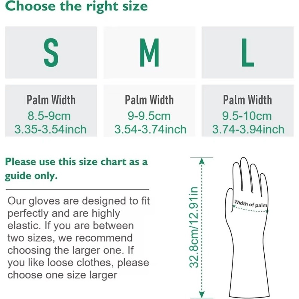 Latex Dish Washing Gloves with - Commercial Kitchen Gloves recension och pris