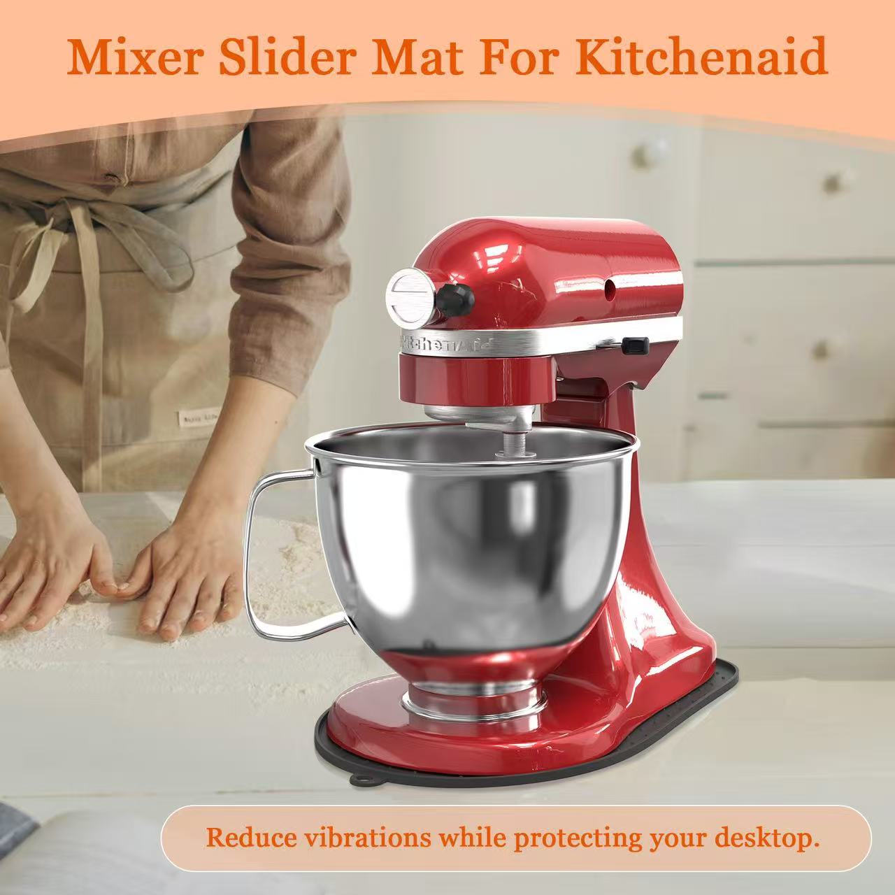Silicone Sliding Mat for Kitch - Commercial Kitchen Aid Mixer recension och pris