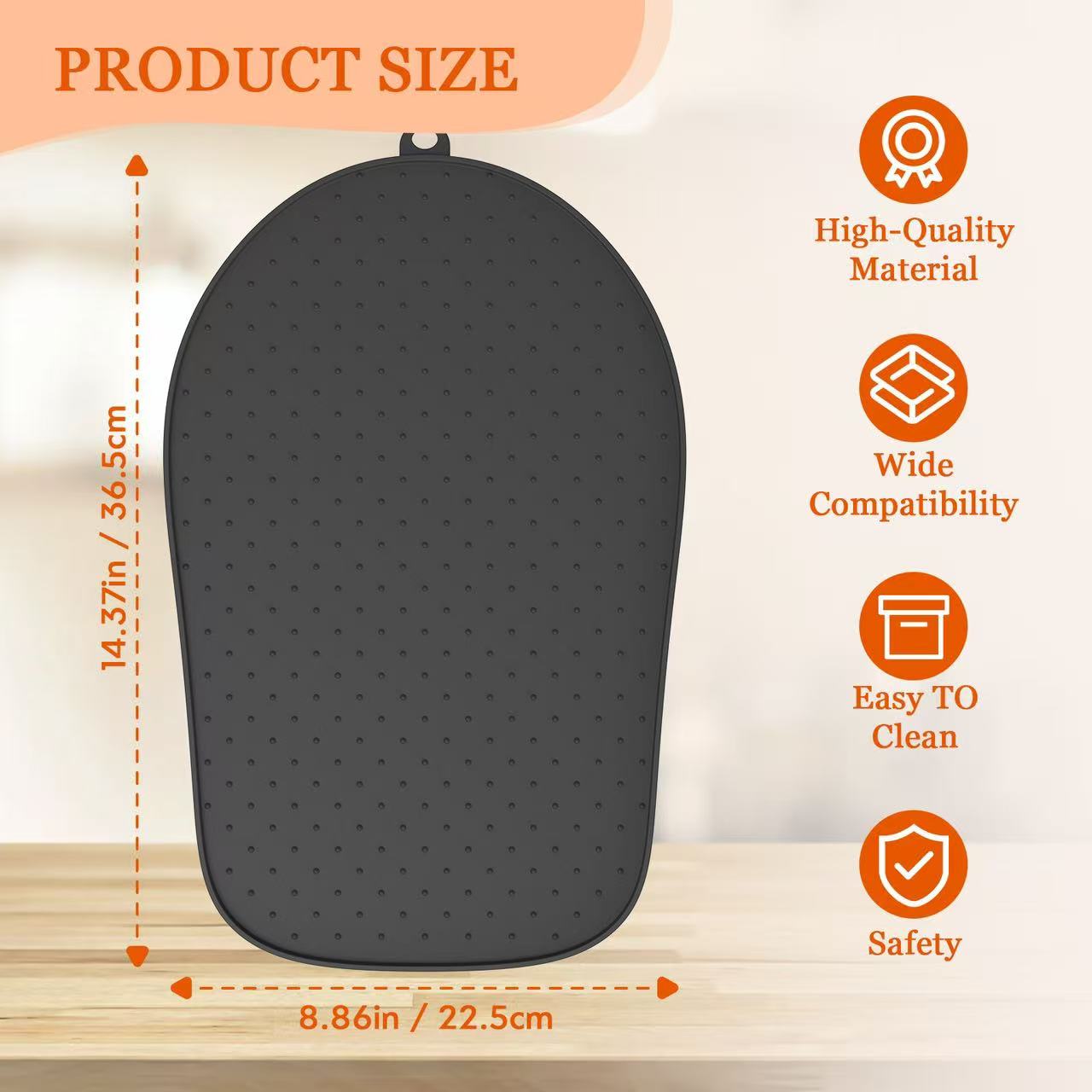 Silicone Sliding Mat for Kitch - Commercial Kitchen Aid Mixer recension och pris