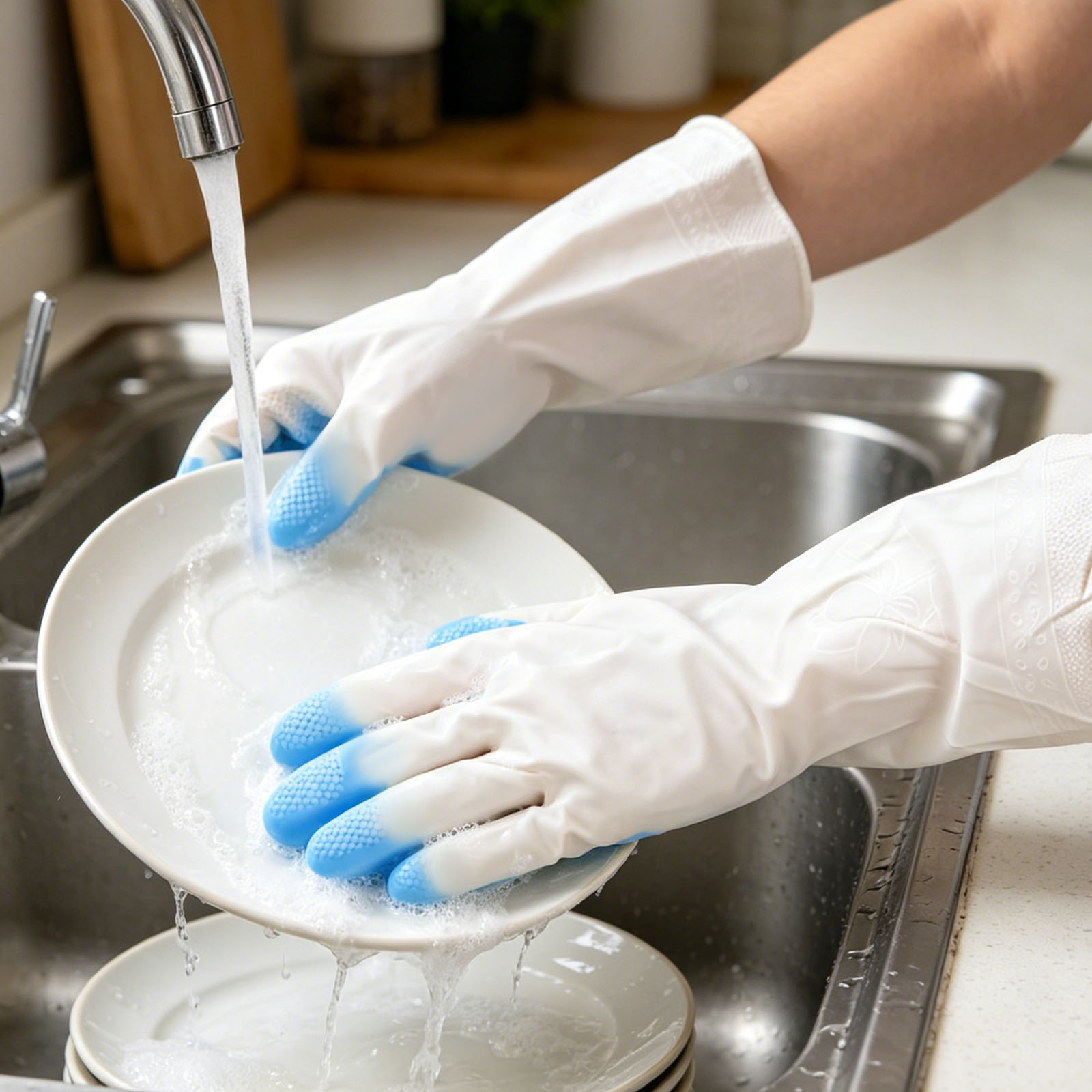 Kitchen Gloves Reusable Househ - Commercial Kitchen Gloves recension och pris