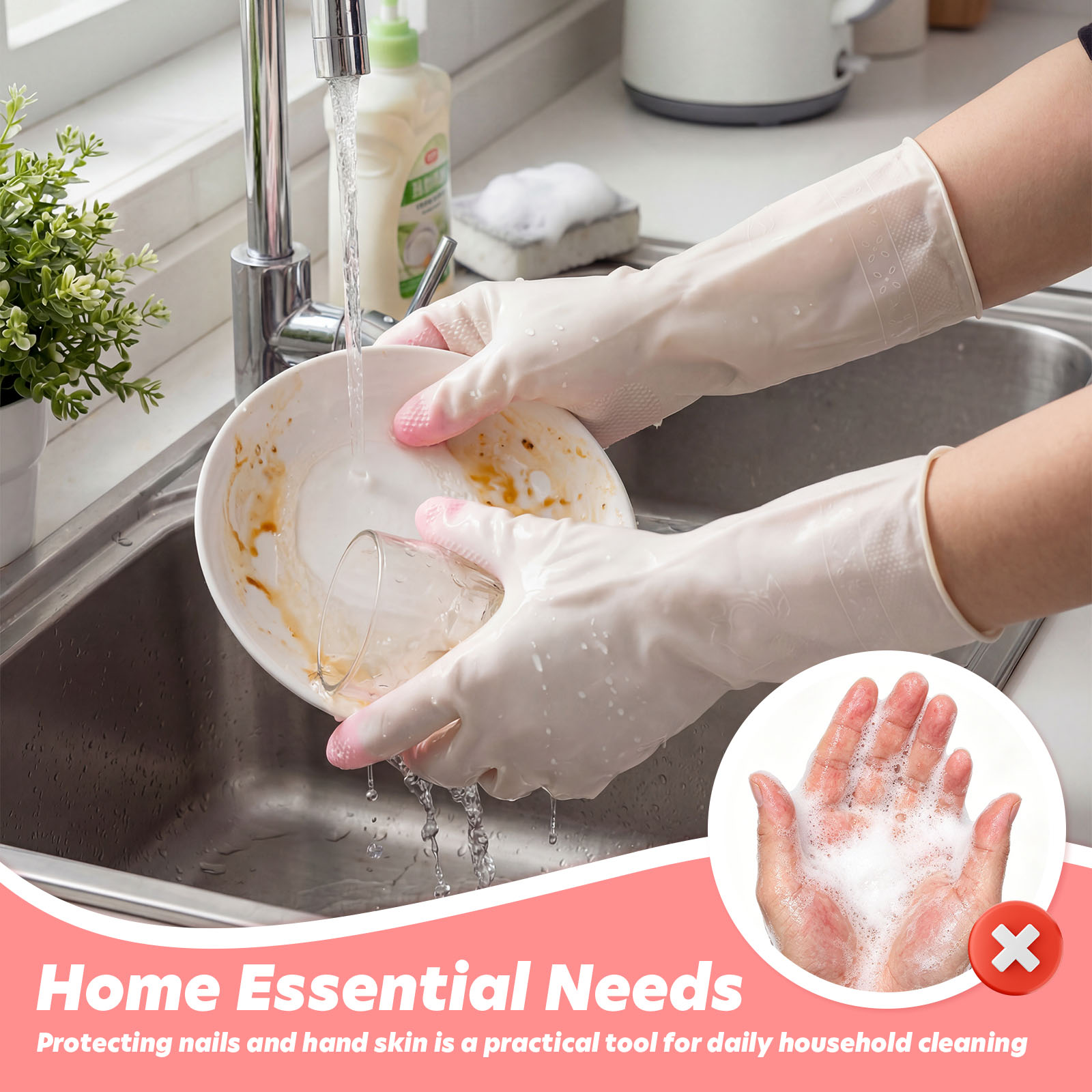 Kitchen Gloves Reusable Househ - Commercial Kitchen Gloves recension och pris