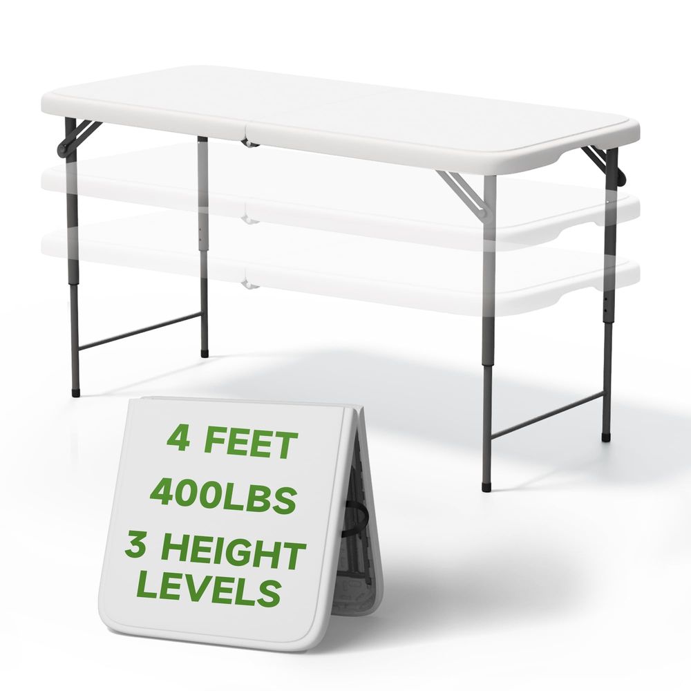 White 48 Round BiFolding Comme - Commercial Kitchen Table recension och pris