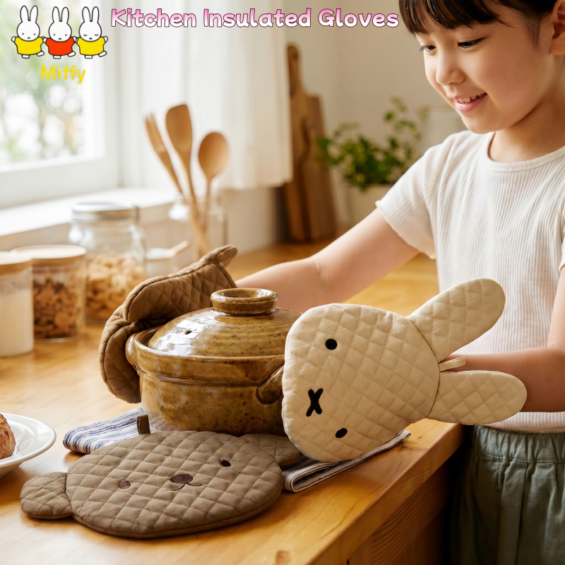 Kawaii Miffy Insulated Kitchen - Commercial Kitchen Gloves recension och pris