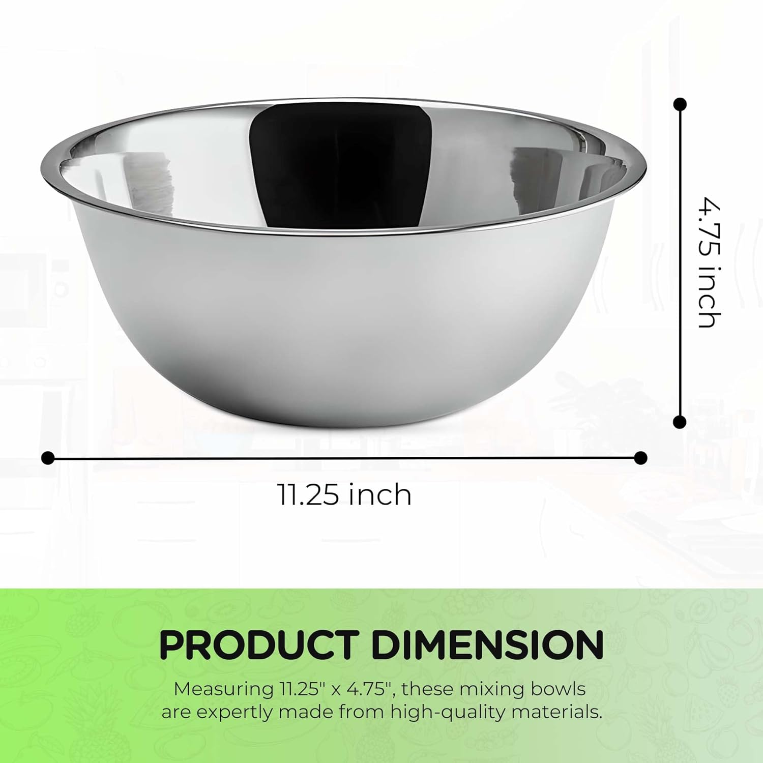 5 Quart Stainless Steel Mixing - Commercial Kitchen Images recension och pris