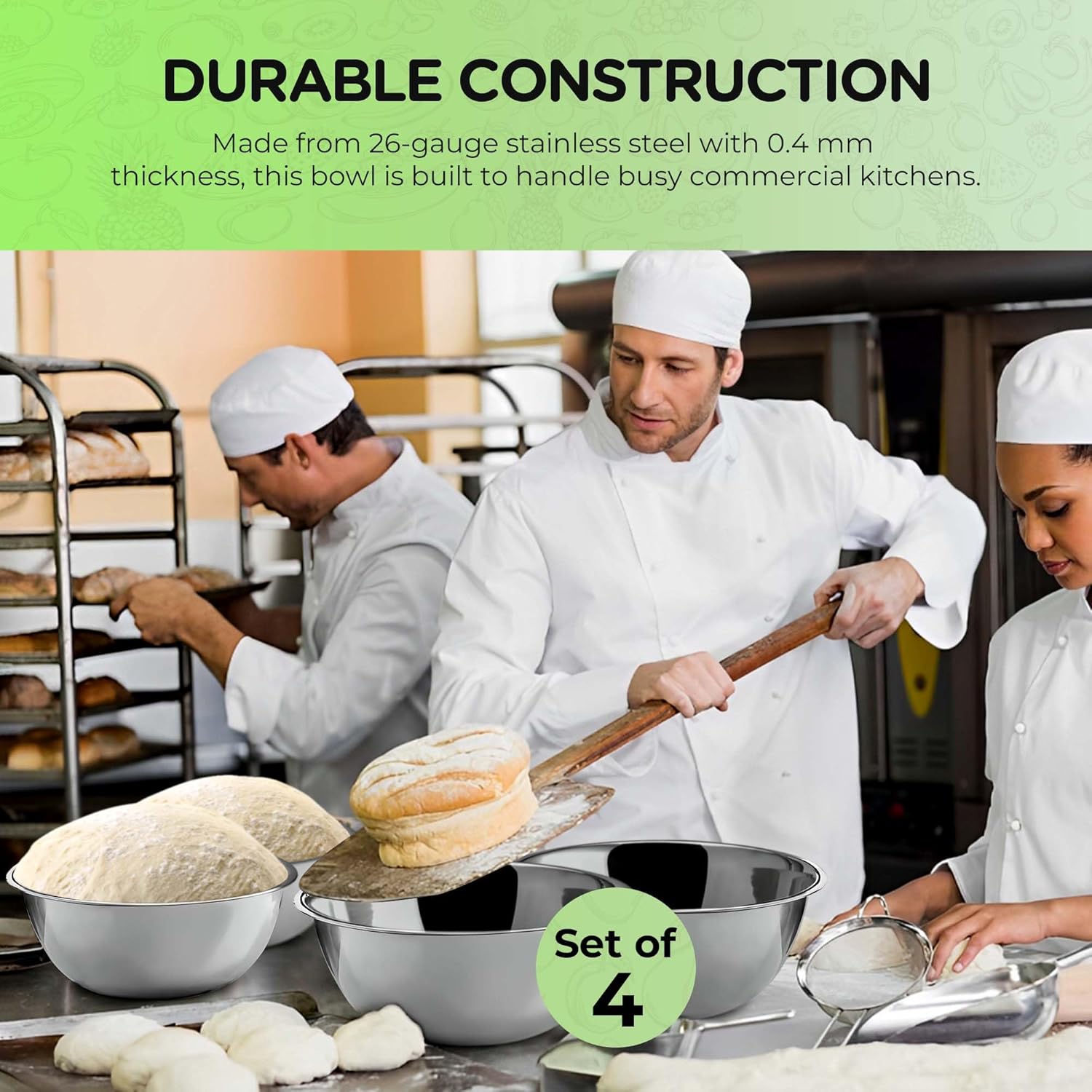 5 Quart Stainless Steel Mixing - Commercial Kitchen Images recension och pris