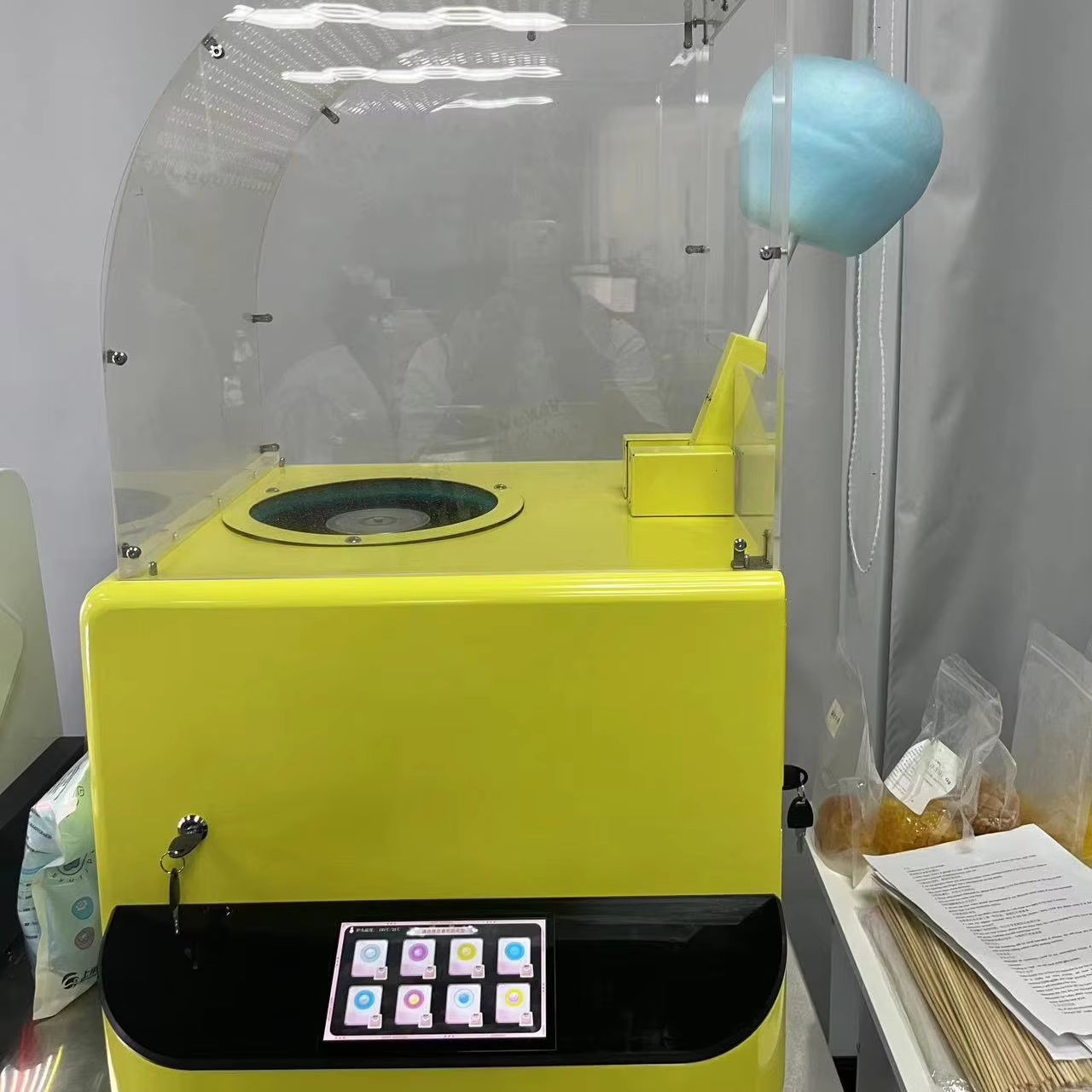 Semi-Automatic Commercial Cott - Candy Floss Machine Commercial recension och pris