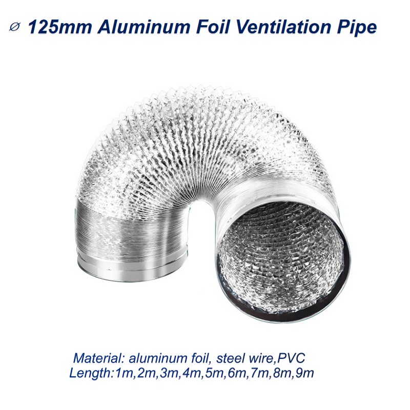 ∅125mm Aluminum Foil Ventilati - Commercial Kitchen Exhaust recension och pris