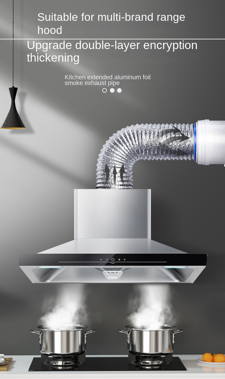 ∅125mm Aluminum Foil Ventilati - Commercial Kitchen Exhaust recension och pris