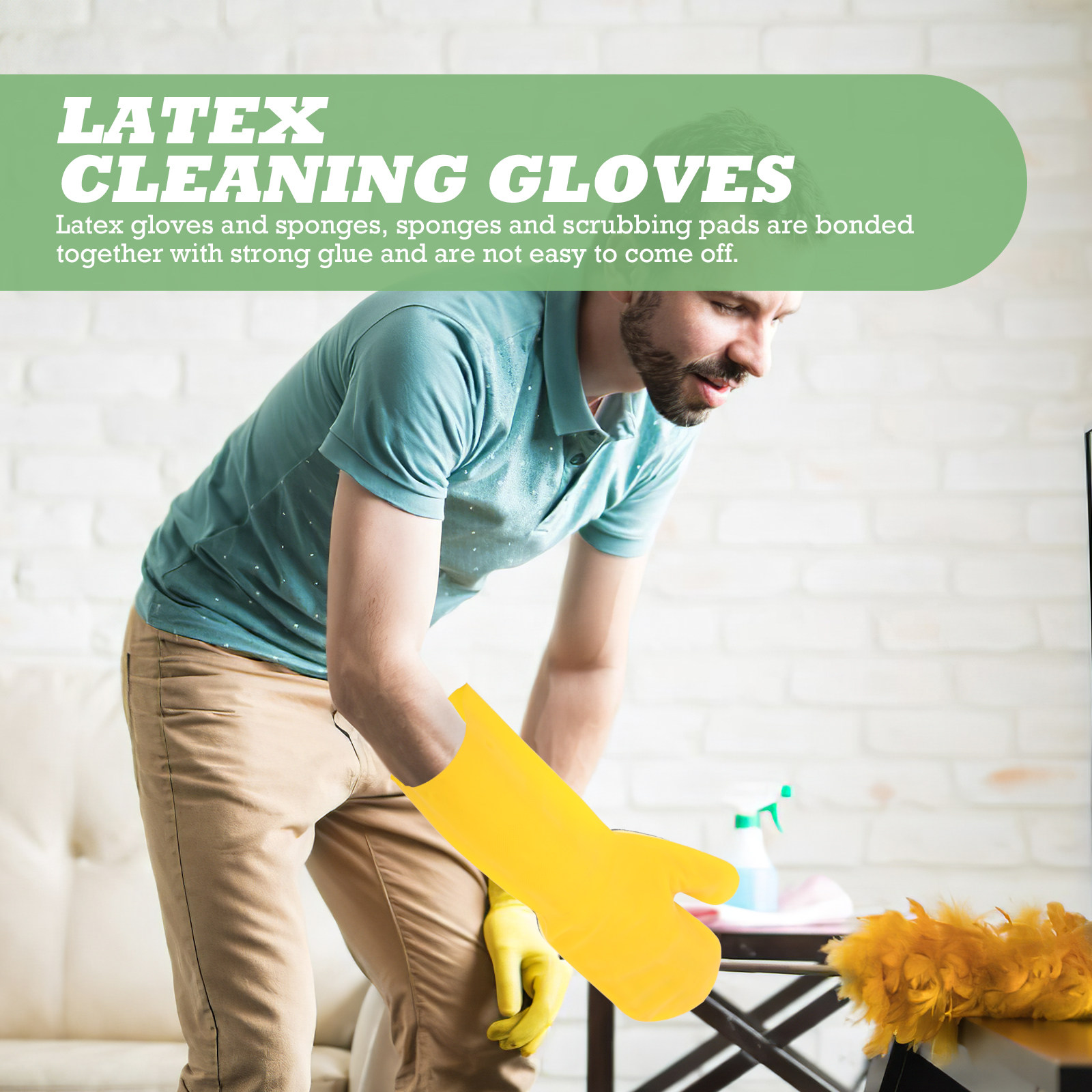 2pcs Cleaning Glove Waterproof - Commercial Kitchen Gloves recension och pris