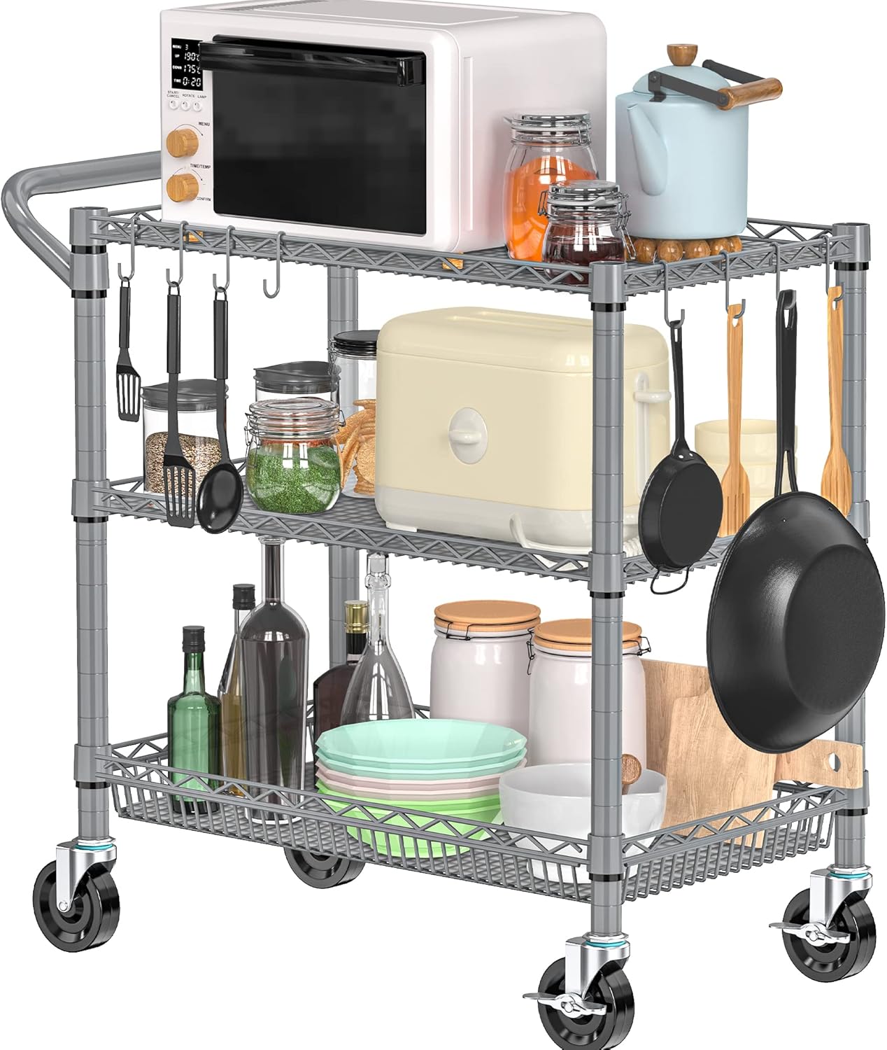 Heavy Duty Rolling Cart 990LBS - Commercial Kitchen Images recension och pris