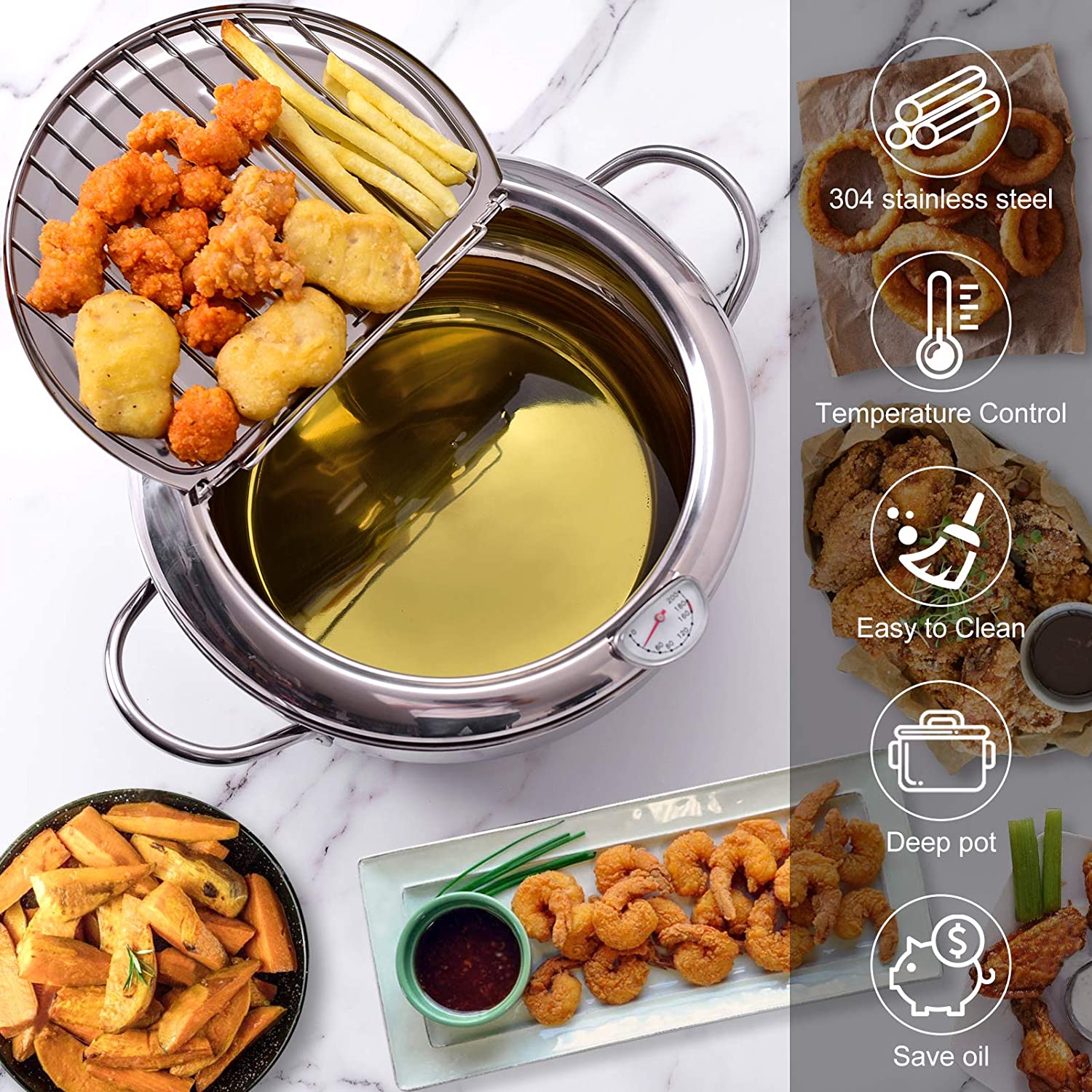 LMETJMA Japanese Deep Frying P - Commercial Kitchen Appliances recension och pris