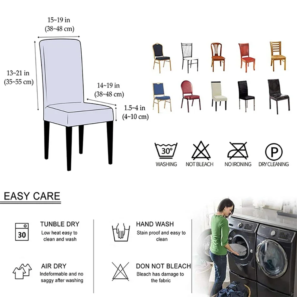 Elastic Chair Cover Plain Span - Commercial Kitchen Bench recension och pris