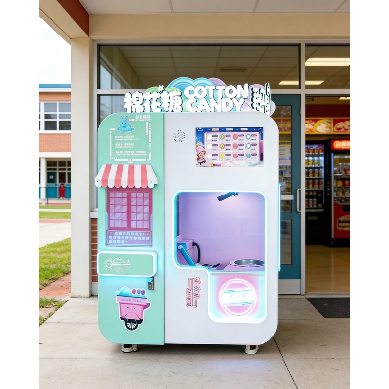 Automatic Cotton Candy Machine - Candy Floss Machine Commercial recension och pris