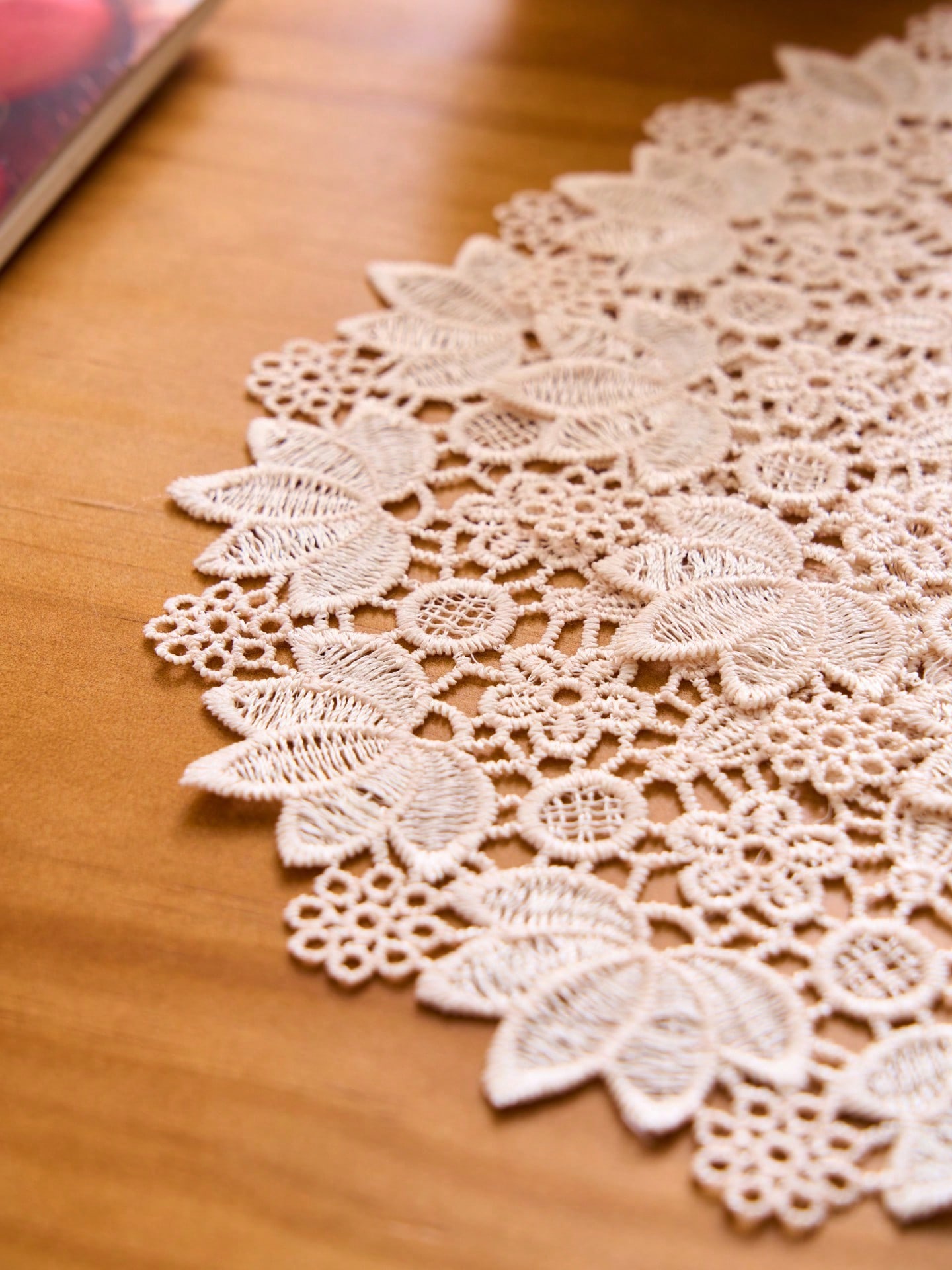 1/2/4/6pcs Ditsy Floral Embroi - Commercial Kitchen Table recension och pris