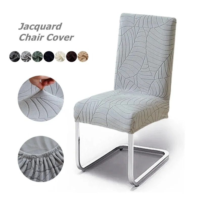 1/2/4/6pcs Leaf Jacquard Chair - Commercial Kitchen Bench recension och pris