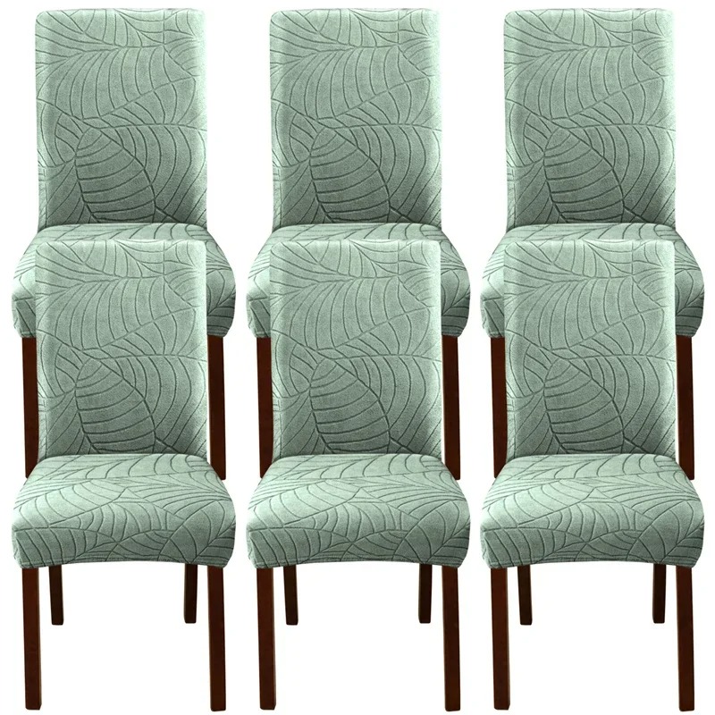1/2/4/6pcs Leaf Jacquard Chair - Commercial Kitchen Bench recension och pris
