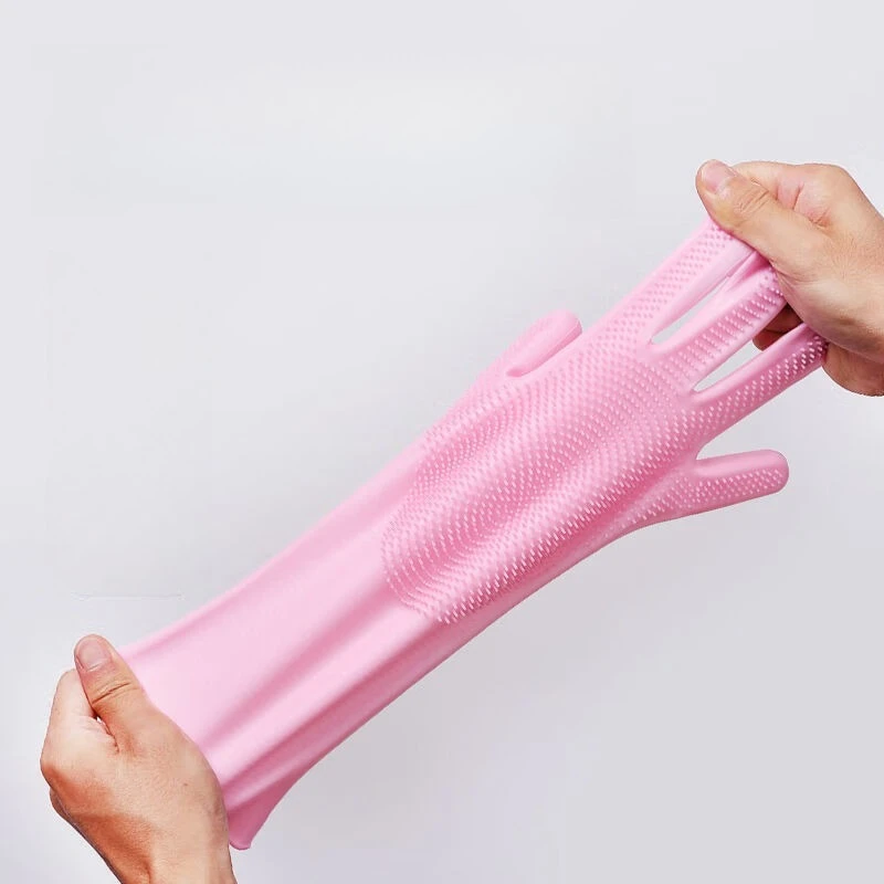 Silicone Dishwashing Gloves, M - Commercial Kitchen Gloves recension och pris